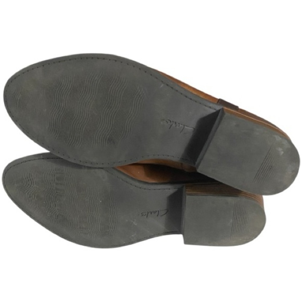 Clarks Leather Booties, Neutral,Sz 9, Sustainable, Timeless,Capsule wardrobe - Picture 11 of 15